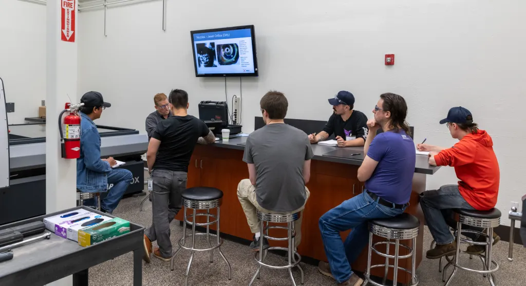 Training facility at OMAX in Kent