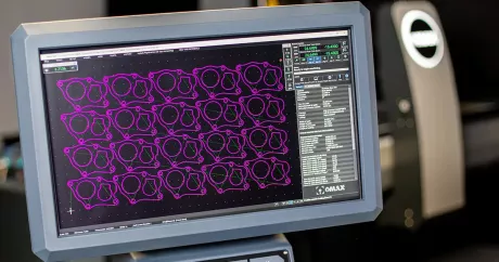 Enhance the efficiency of waterjet cutting with the IntelliMAX Software 